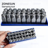 ZONESUN 27PCS Alphabet Set 'A-Z' With '&' Steel Stamping Tool