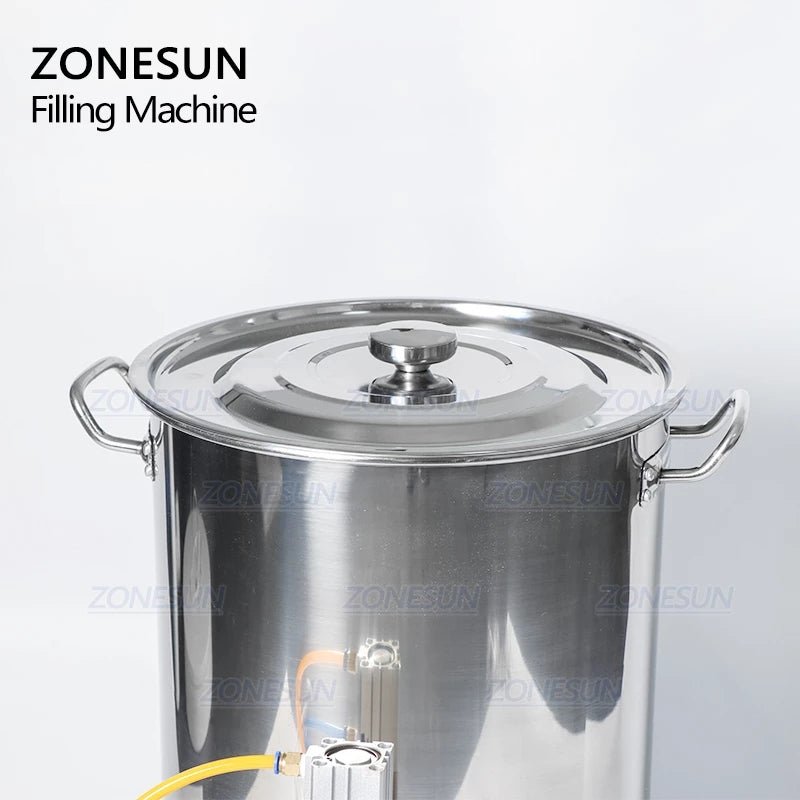 ZONESUN 50-2500g Pneumatic Paste Filling Ang Weighing Machine