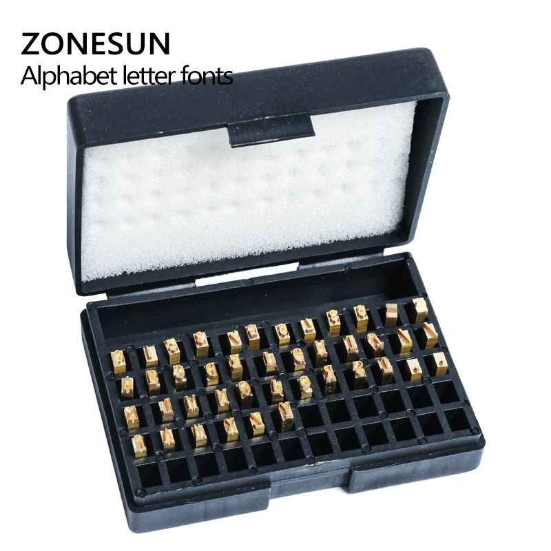 ZONESUN A-Z 0-9 Character Letter Number Hot Letter For Code Ribbon Dat