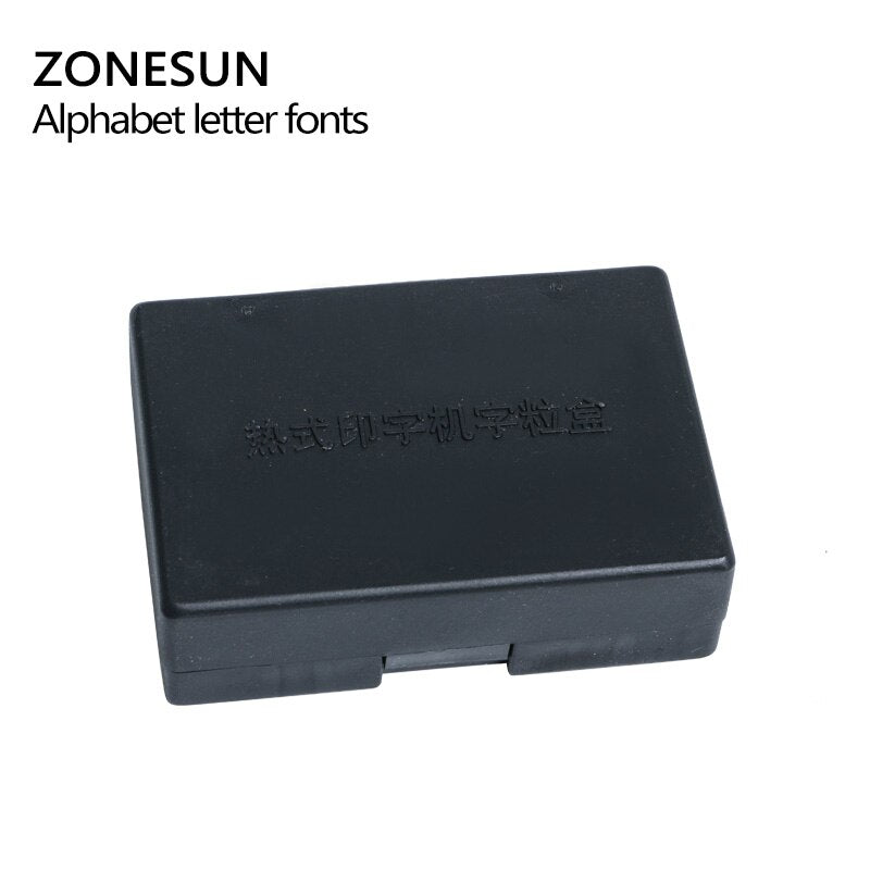 ZONESUN A-Z 0-9 Character Letter Number Hot Letter For Code Ribbon Dat
