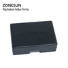 ZONESUN A-Z 0-9 Character Letter Number Hot Letter For Code Ribbon Date Printing Machine