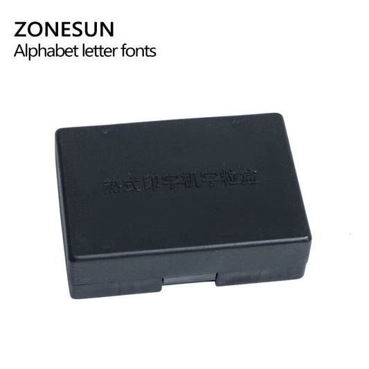 ZONESUN A-Z 0-9 Character Letter Number Hot Letter For Code Ribbon Dat
