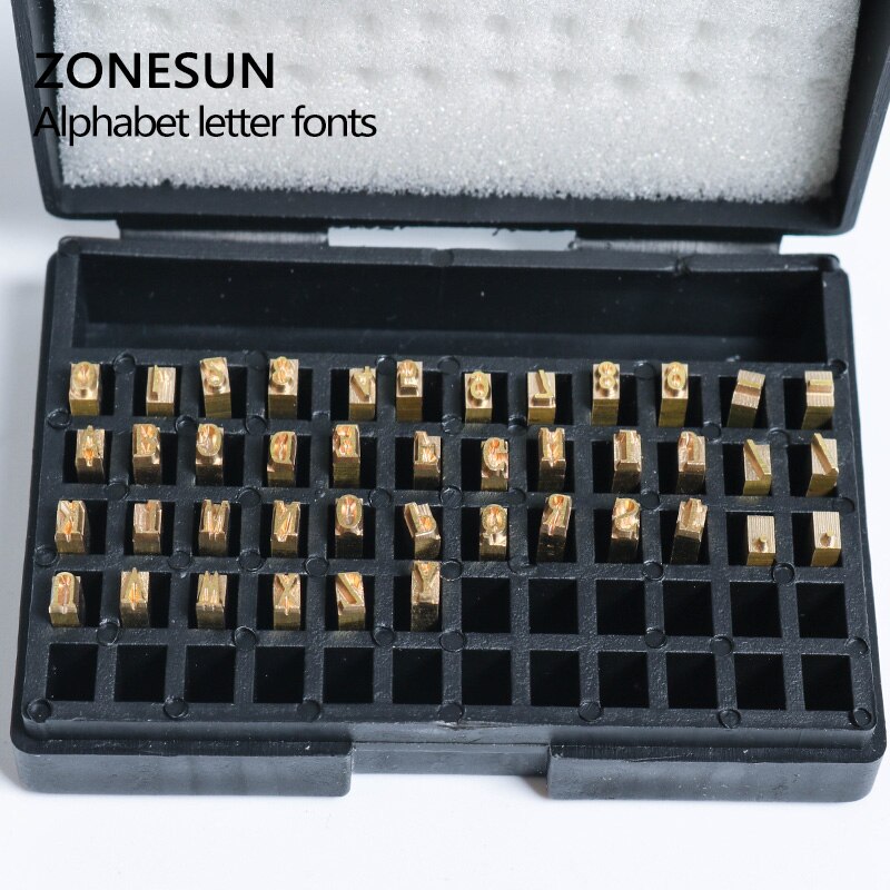Coding Character For Hot Ribbon ZONESUN A-Z 0-9 Character Letter Number Hot Letter For Code Ribbon Dat