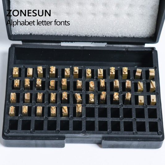 ZONESUN A-Z 0-9 Character Letter Number Hot Letter For Code Ribbon Dat