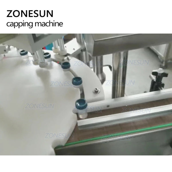 ZONESUN 25-50mm Automatic Rotary Liquid Filling Capping Machine