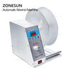 ZONESUN Automatic Flat Label Rewinding Machine For Clothing Wash Label Barcode