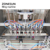 ZONESUN Automatic Pneumatic 4 Nozzles Liquid Filling Machine