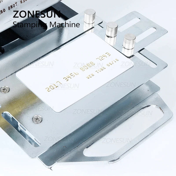 ZONESUN WT-90AS 6x9cm Manual Hot Foil Stamping Embossing Machine