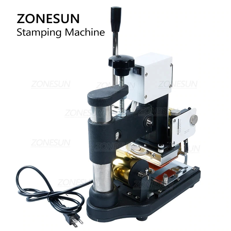 ZONESUN WT-90AS 6x9cm Manual Hot Foil Stamping Embossing Machine