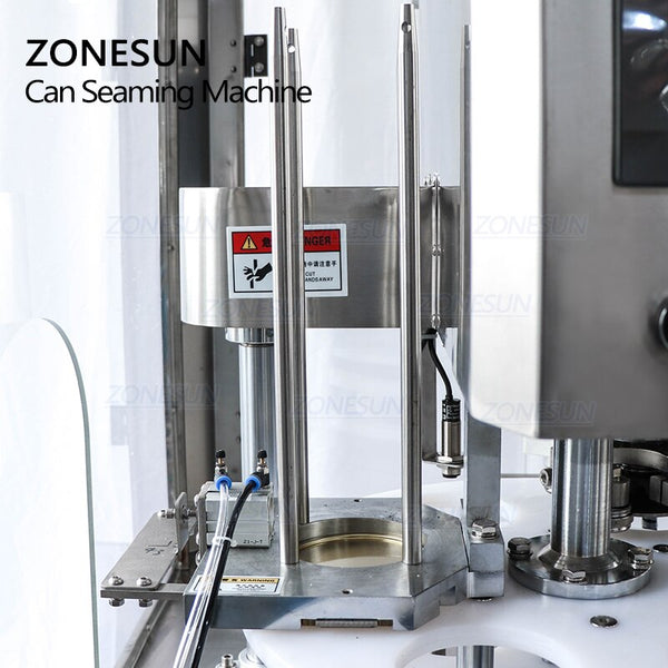 ZONESUN Automatic Electric Round Can Sealing Machine
