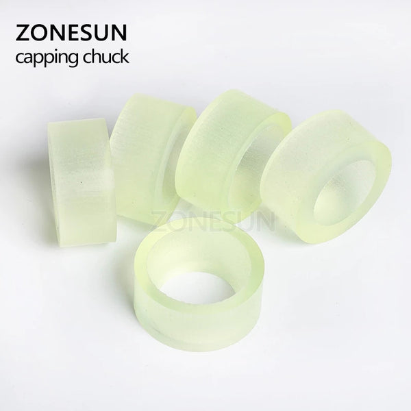 ZONESUN Capping Chuck Rubber Mat  28-32mm 38mm With Security Ring For Capping MACHINE