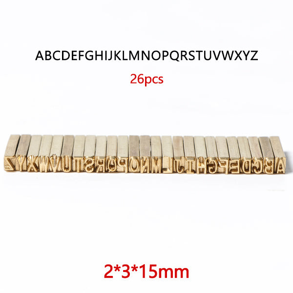 ZONESUN Mould Holder of LT-50D Printer Coding Device Heat Head - 2x3x15mm A-Z Set