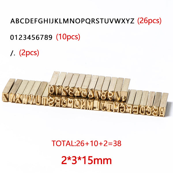 ZONESUN Mould Holder of LT-50D Printer Coding Device Heat Head - 2x3x15mm 38PCS Set