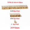 ZONESUN Mould Holder of LT-50D Printer Coding Device Heat Head - 2x3x15mm 120PCS Set1