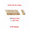 ZONESUN Mould Holder of LT-50D Printer Coding Device Heat Head - 2x3x15mm 120PCS Set2