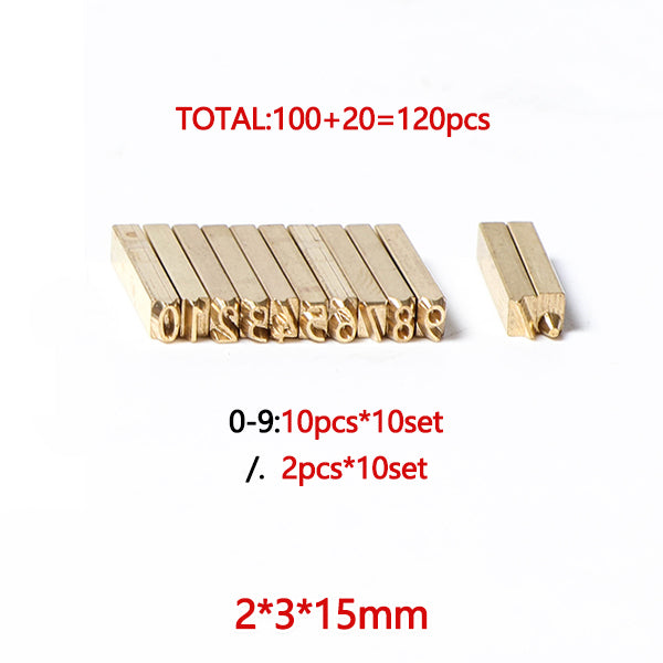 ZONESUN Mould Holder of LT-50D Printer Coding Device Heat Head - 2x3x15mm 120PCS Set2