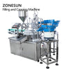 ZONESUN ZS-AFC2 Automatic Paste Filling And Capping Machine With Cap Feeder