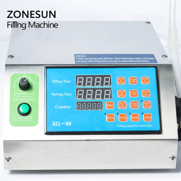 ZONESUN ZS-YTDP1 Small Semi-automatic Diaphragm Pump Liquid Filling Machine