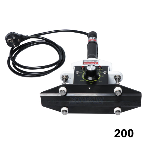 ZONESUN ZS-FKR200B Handheld Direct-heat Sealing Machine - Length 200mm / 110V - Length 200mm / 220V