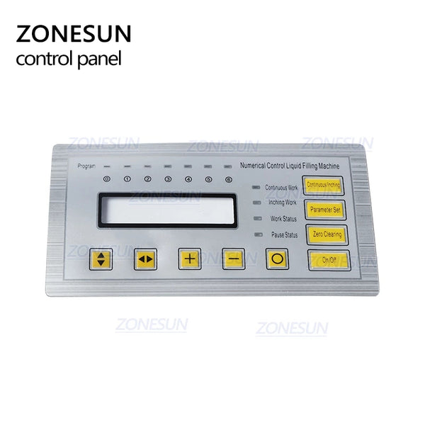 ZONESUN Display Panel Sticker for GFK-160 Liquid Filling Machine