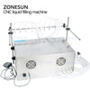 ZONESUN Electric 10 Nozzles Diaphragm Pump Liquid Filling Machine