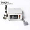 ZONESUN 5-3500ml Stainless Steel Diaphragm Pump Liquid Filling Machine