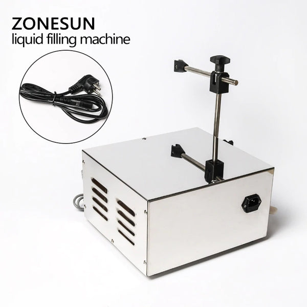 ZONESUN 5-3500ml Stainless Steel Diaphragm Pump Liquid Filling Machine