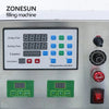 ZONESUN Desktop CNC Diaphragm Pump Liquid Filling Machine With Conveyor