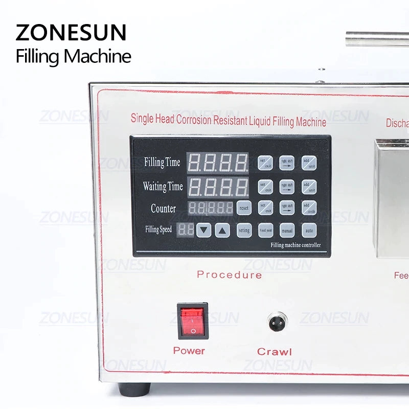 ZONESUN GZ-YG1 1-5000ml Semi Automatic Magnetic Pump Liquid Filling Machine
