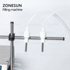 ZONESUN 3-3000ml Semi Automatic 2 Nozzles Gear Pump Liquid Filling Machine