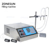 ZONESUN 3-3000ml Semi Automatic 2 Nozzles Gear Pump Liquid Filling Machine