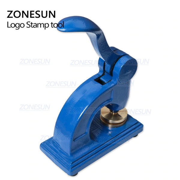 ZONESUN HF1 Design Customize Logo Embossed Stamp Stainless Steel Seal