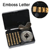 ZONESUN Heat Stamping Alphabet Set Heat Press Machine For FR900 FR770 - Emboss