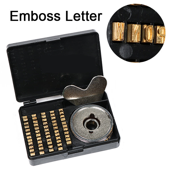ZONESUN Heat Stamping Alphabet Set Heat Press Machine For FR900 FR770 - Emboss