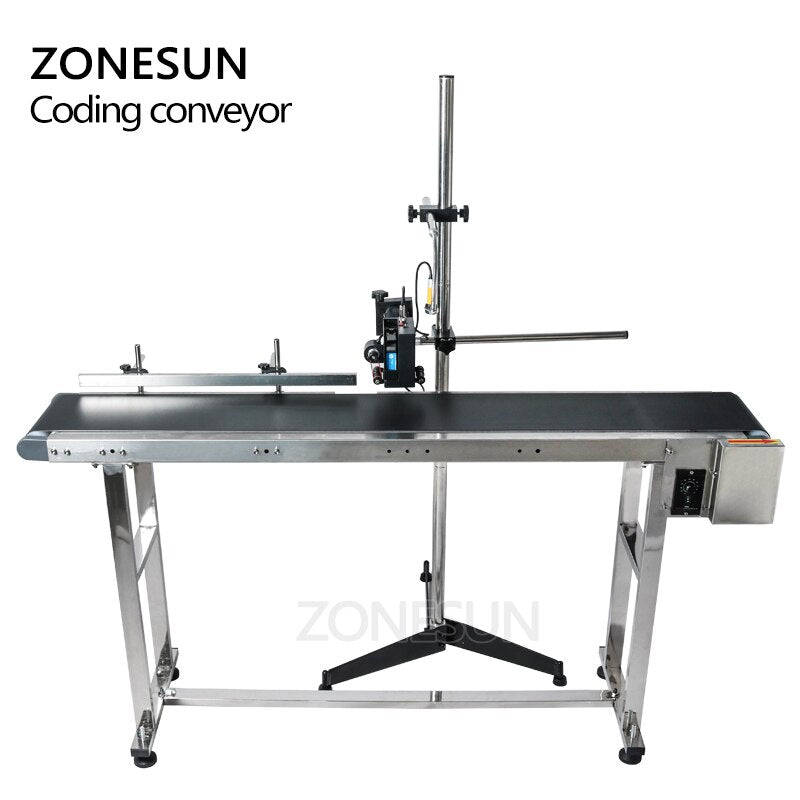 ZONESUN Automatic Inkjet Printing Machine with Conveyor