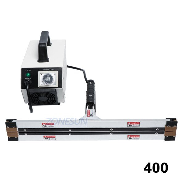 ZONESUN 300/400/500/600mm Instantaneous Hot Pliers Sealing Machine - 400mm / 110V - 400mm / 220V