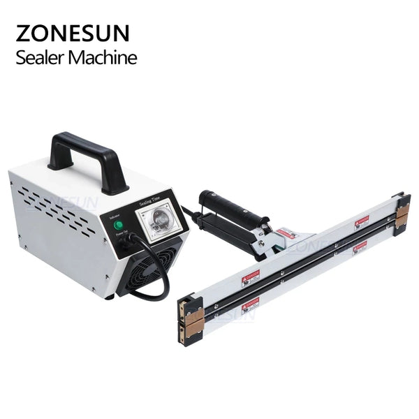 ZONESUN 300/400/500/600mm Instantaneous Hot Pliers Sealing Machine