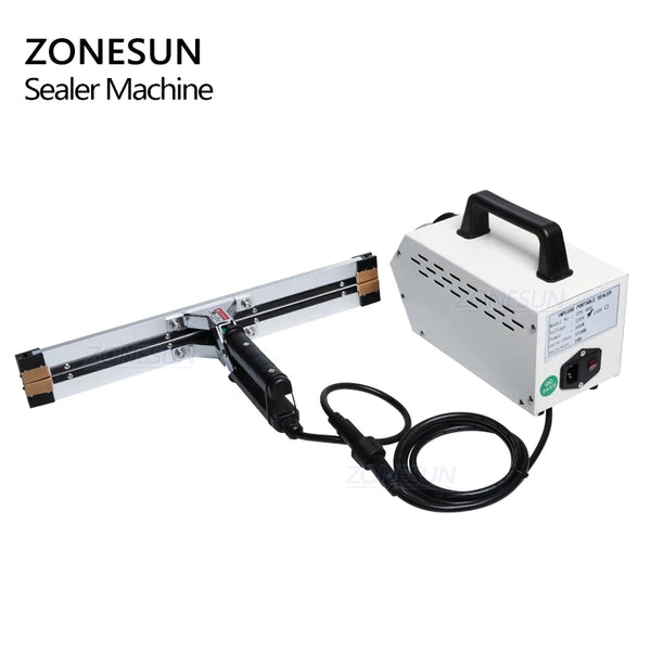 ZONESUN 300/400/500/600mm Instantaneous Hot Pliers Sealing Machine