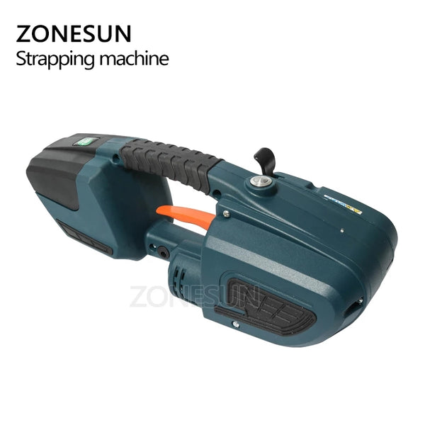 ZONESUN JDC 13-16mm PET PP Plastic Battery Powered Strapping Machine With 2 Batteries
