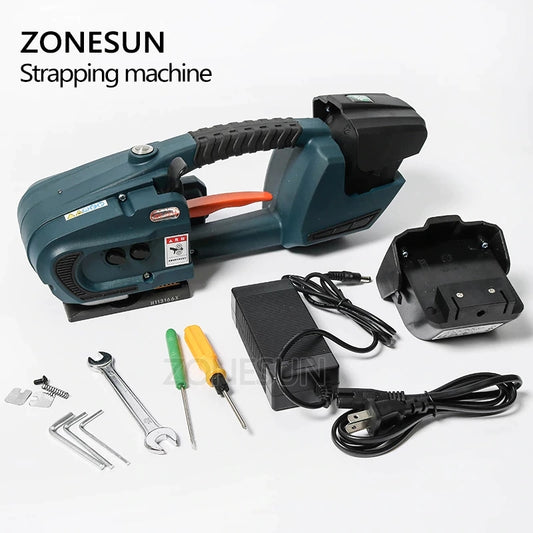ZONESUN JDC 13mm16mm PET PP Plastic Strapping Machine Tools Battery