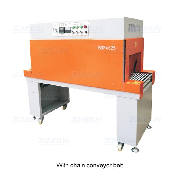 ZONESUN 4525 Jet Type Heat Shrinking Machine - Chain conveyor