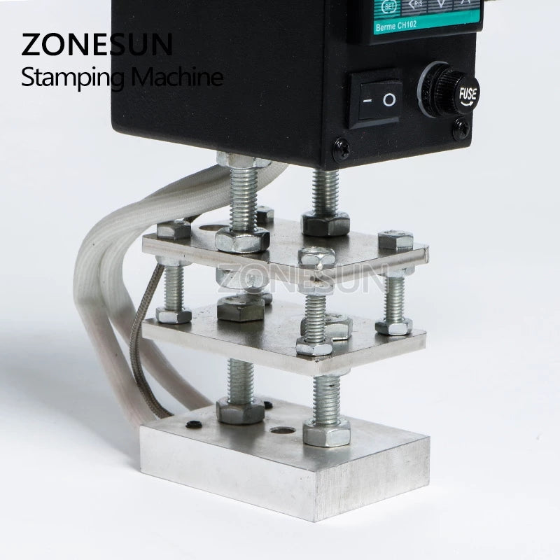 Hand Help Stamp Machine ZONESUN H810 5x7 8x10 10x13cm Handheld Stamping Machine