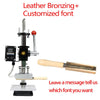 ZONESUN Custom Manual Hot Foil Stamping Embossing Creasing Machine - Machine with Custom FONT