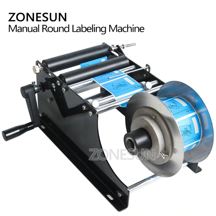 Round Bottle Labeler for Jars & Cans ZS-50 | Stocked in UAE, SA, EU, CA ...