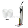 ZONESUN 20-24mm Manual Stainless Steel Wine Corking Capping Machine - With 2 pom chuck