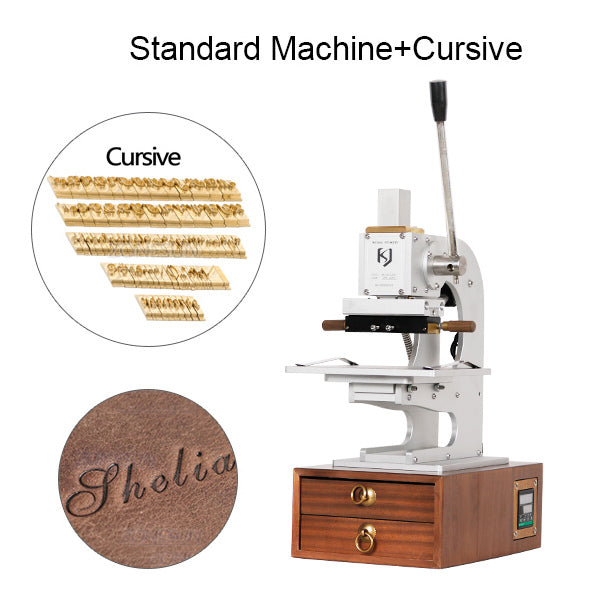 ZONESUN WT-90XTS Infrared Locator Multifunction Hot Foil Stamping Machine With Drawers - Machine With Cursive / 110V - Machine With Cursive / 220V