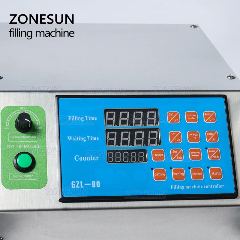 ZONESUN Single Nozzle Peristaltic Pump Liquid Filling Machine ZS-YTPP1