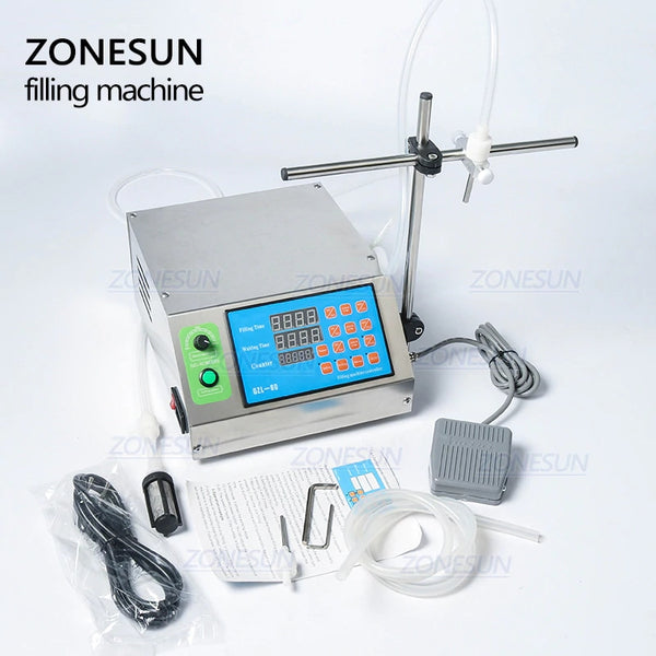 ZONESUN Single Nozzle Peristaltic Pump Liquid Filling Machine ZS-YTPP1