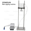 ZONESUN 26mm Pneumatic Semi Automatic Beer Lid Capping Machine