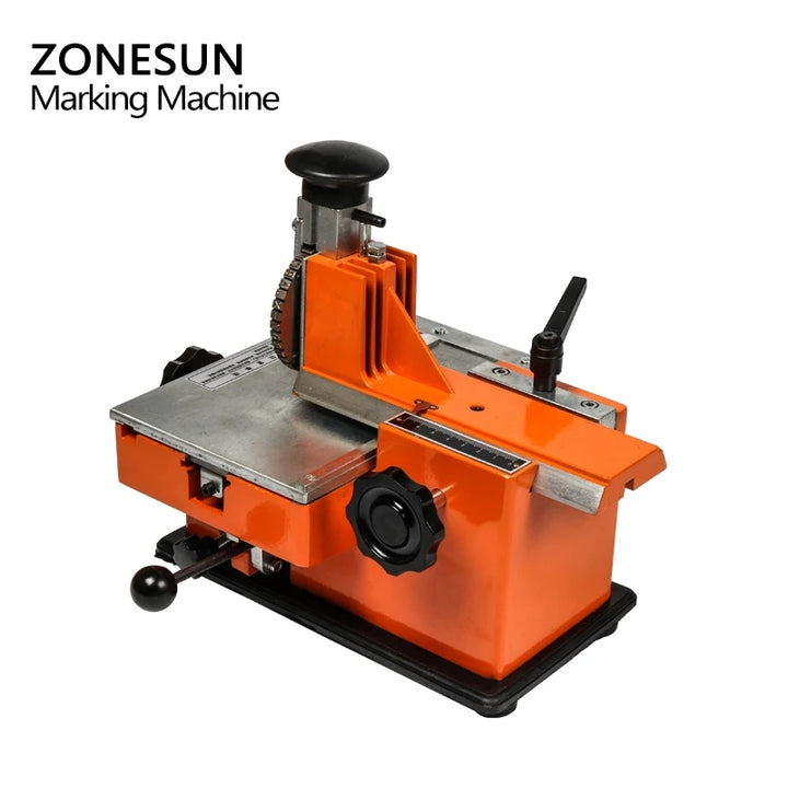 ZONESUN ZX‑360 Manual Metal Nameplate Embossing Machine